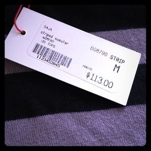 BNWT SAJA STRIPED SWEATER 💥